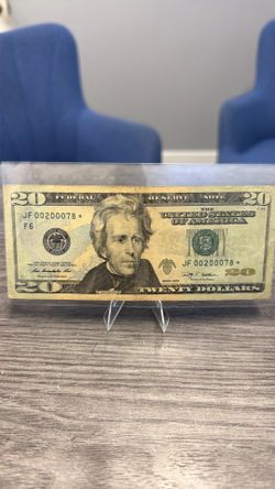 2009 $20 Star Note – Low Serial Number 00200078 – Collectible Currency