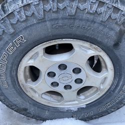 16 Inch Gm 6 Lug Rims And Tires
