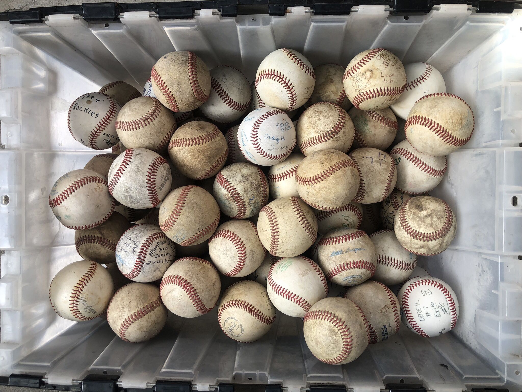 Baseballs All Leather Balls 110 Balls 3 Each Or All For $300