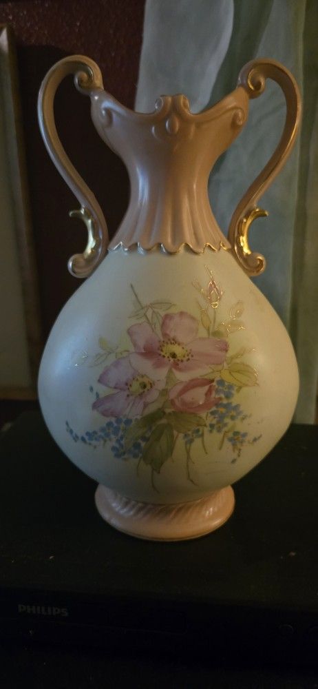 Antique Austrian Porcelain Ewervase