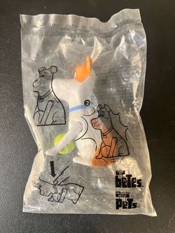 2016 Secret Life of Pets :Burger King Kid's Meal Toy Figure Max SEALED
