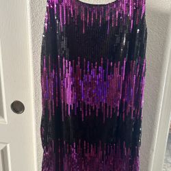 Sequenced Purple/Black Dress