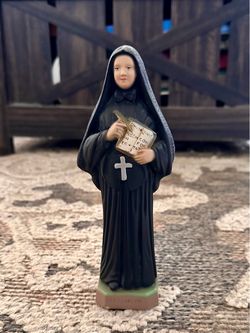 Saint Frances Cabrini Religious Figurine Statue Vintage