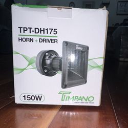  Just One- Timpano TPT-DH175 1" Ferrite Compression Driver 1in Exit Waveguide Pro Audio