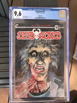 Deadworld #10 (1988) CGC 9.6 — White Pages; 1st Published Image Of The Crow
