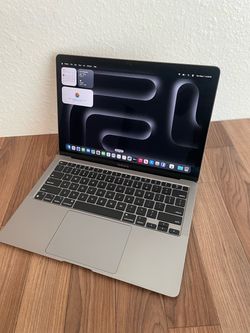 MacBook Air 13 (M1 chip / Latest OS 26 Tahoe) 8GB Memory Good Laptop (100% Battery)