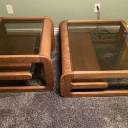 Wood Tables With Glass Tops 