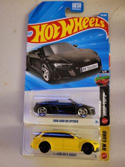 Hot Wheels 2019 Audi R8 Spyder & Audi RS 6 Avant 2pk