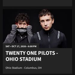 Twenty One Pilots Ticket! -OH