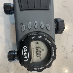 Orbit 2 Output Port Digital Hose Timer With one Input