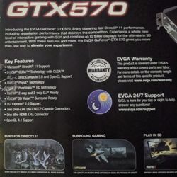 EVGA GeForce GTX570 1.2 GB GDDR5