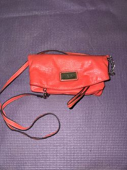 Coral side purse