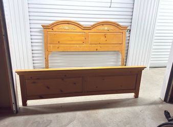 King size bed frame
