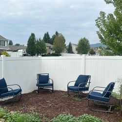 Outdoor Yard Chairs With New Cushions 