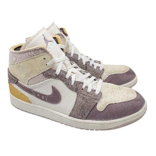 NIKE 'Air Jordan 1 Mid SE Craft Taupe Haze Sneaker DM9652-001 Mens Sz 14 M Shoes