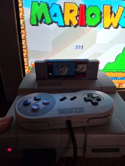 Super Nintendo SNES with game