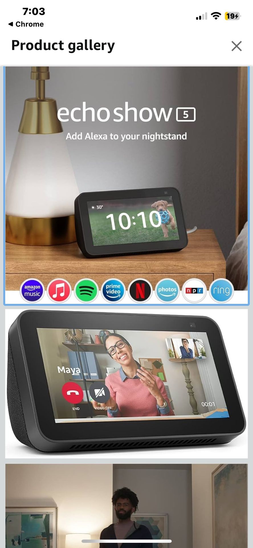Amazon Echo Show 5 - Alexa Smart Home Hub & Ring Camera Control Display With Stereo
