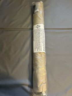 Cordless Roman Shade 34.5” x 72” Beige Blackout Window Blind No Drill New
