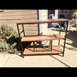 Black And Brown Wine Rack 