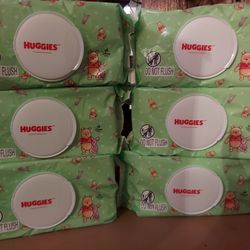 Huggies Natural Care Sensative Skin Baby Wipes (6-Pack Bundle)