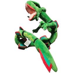 Pokemon Center 30" Rayquaza Poseable Bendable Plush Stuffed Animal Dragon Toy