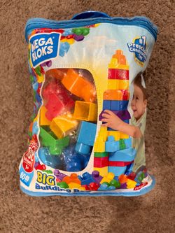 Mega Bloks Big Building Bag 80 Pieces