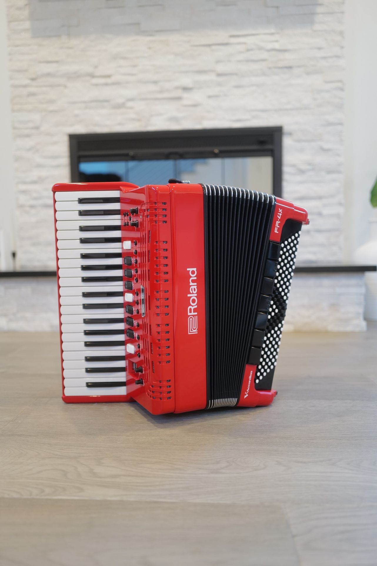 Red Roland FR4x Piano Accordion