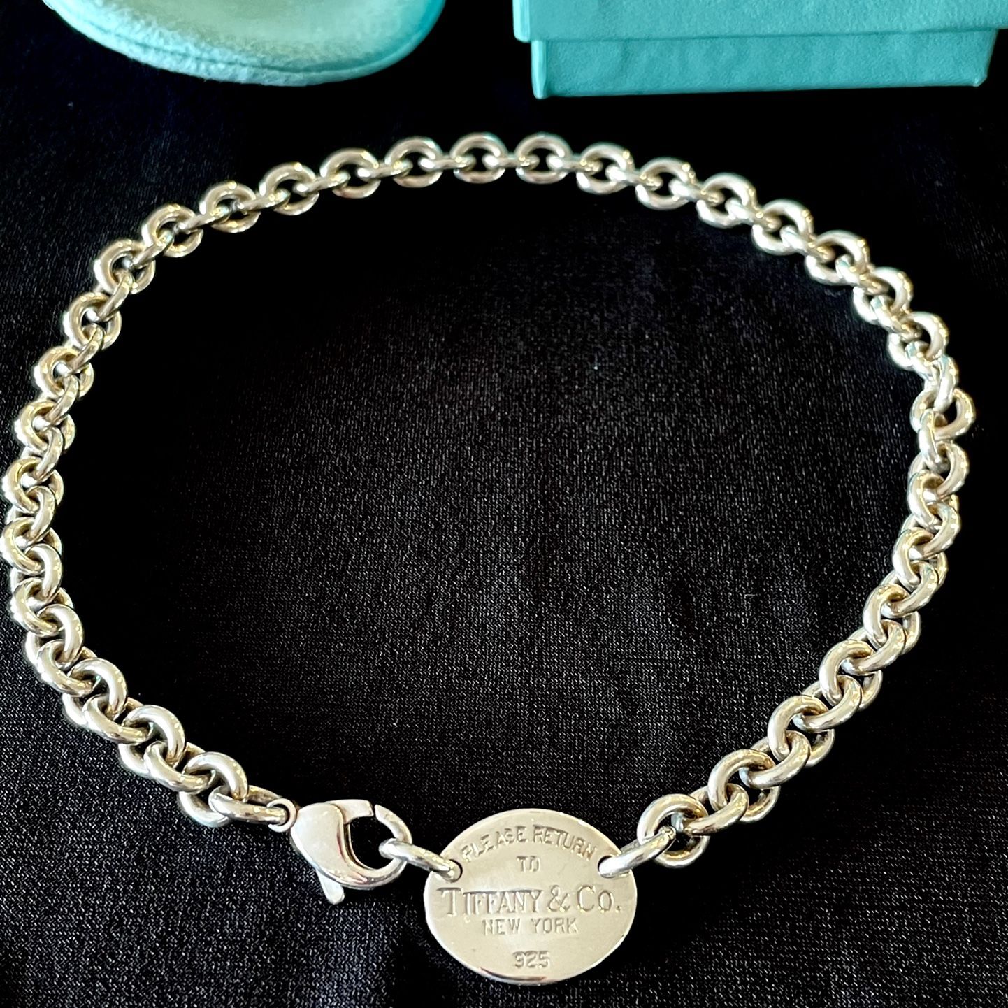 Tiffany & Co. Silver Oval Choker