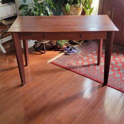 Solid Wood Desk Tapered Leg 48"