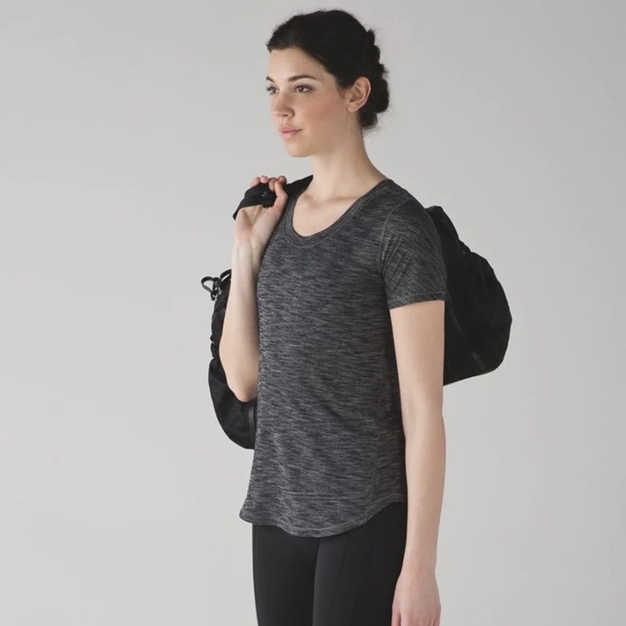 LULULEMON Heathered Blue Intensi-Tee