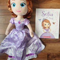 Sofia the First doll and book for Sale in Seattle WA OfferUp