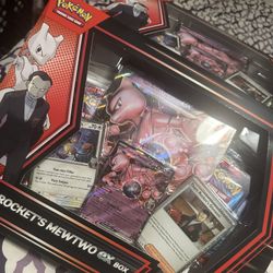 Pokemon TCG Cards Team Rocket's Mewtwo Ex Box New Sealed