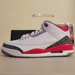 Air Jordan 3 Fire Red OG Retro (2022) ✅️ Size 10 Men's 🆕️  Brand New, DS 💯% Guaranteed Authentic 🔸️Nike AJ3 III 🔥🔥🔥