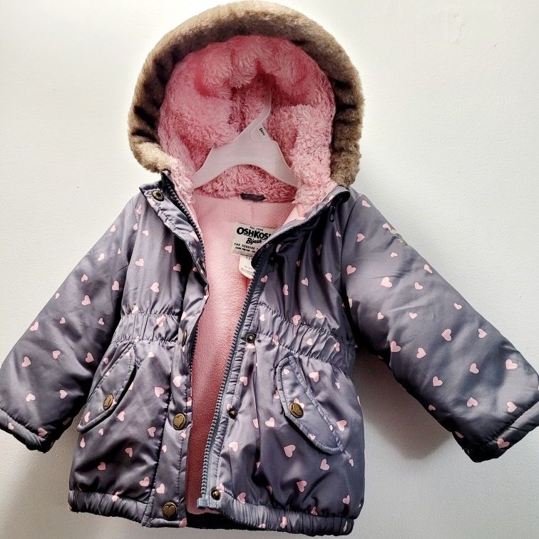Baby Girl 12 Months Oshkosh Winter Jacket