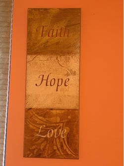 Antique finish inspirational wall, black