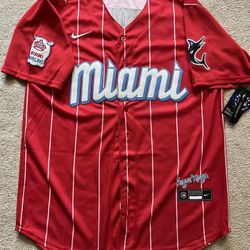 Miami Marlins City Connect Stitched Jersey 