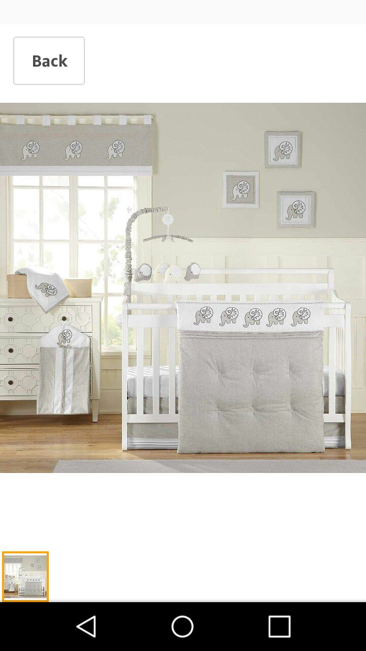 New in box never opened crib set set only