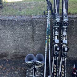 $100 Atomic 159cm Skies And Boots