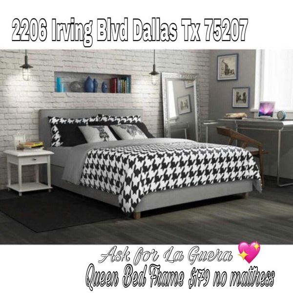 Queen Bed No Mattress 150 Today Only For In Dallas Tx Offerup Queen Bed No Mattress 150 Today Only Dallas Tx