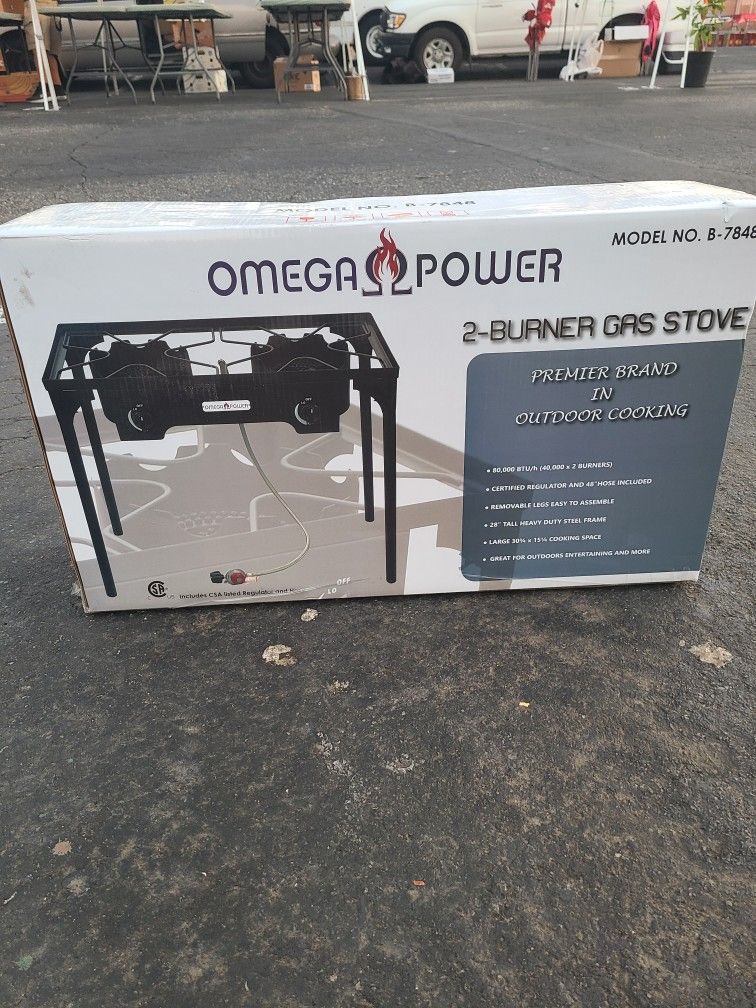 High Pressure Propane Double Burner