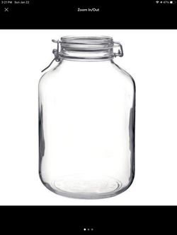 Bormioli Rocco 5L Swing Top Large Glass Fido Jar