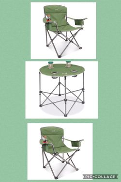 Camp Chair & Folding Table
