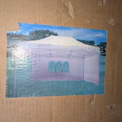 Large 10x15 White Pop-Up Tent – NEW in Box