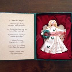 Angel Ornamental with Poem Keepsake Box
