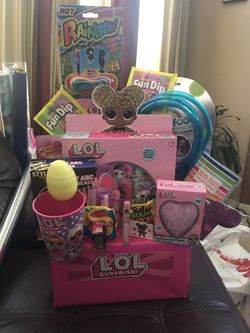 Brand new new lol surprise birthday basket