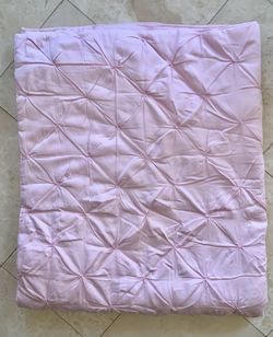 Pottery Barn Pink Comforter
