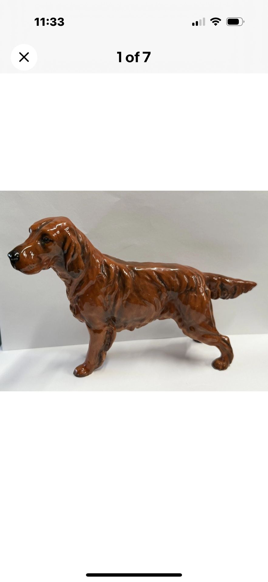 Royal Doulton Irish Setter Figurine HN 1055