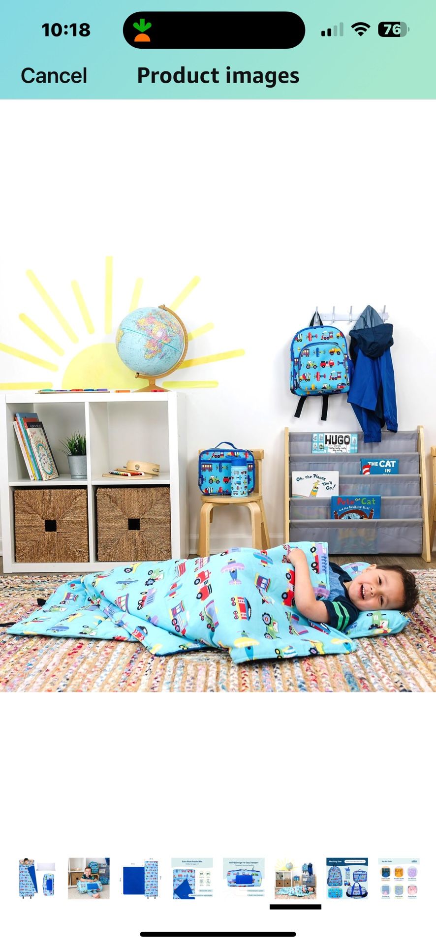 Toddler nap Mat