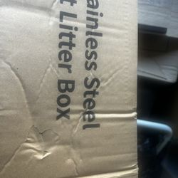 Stainless Steel Litter Box 