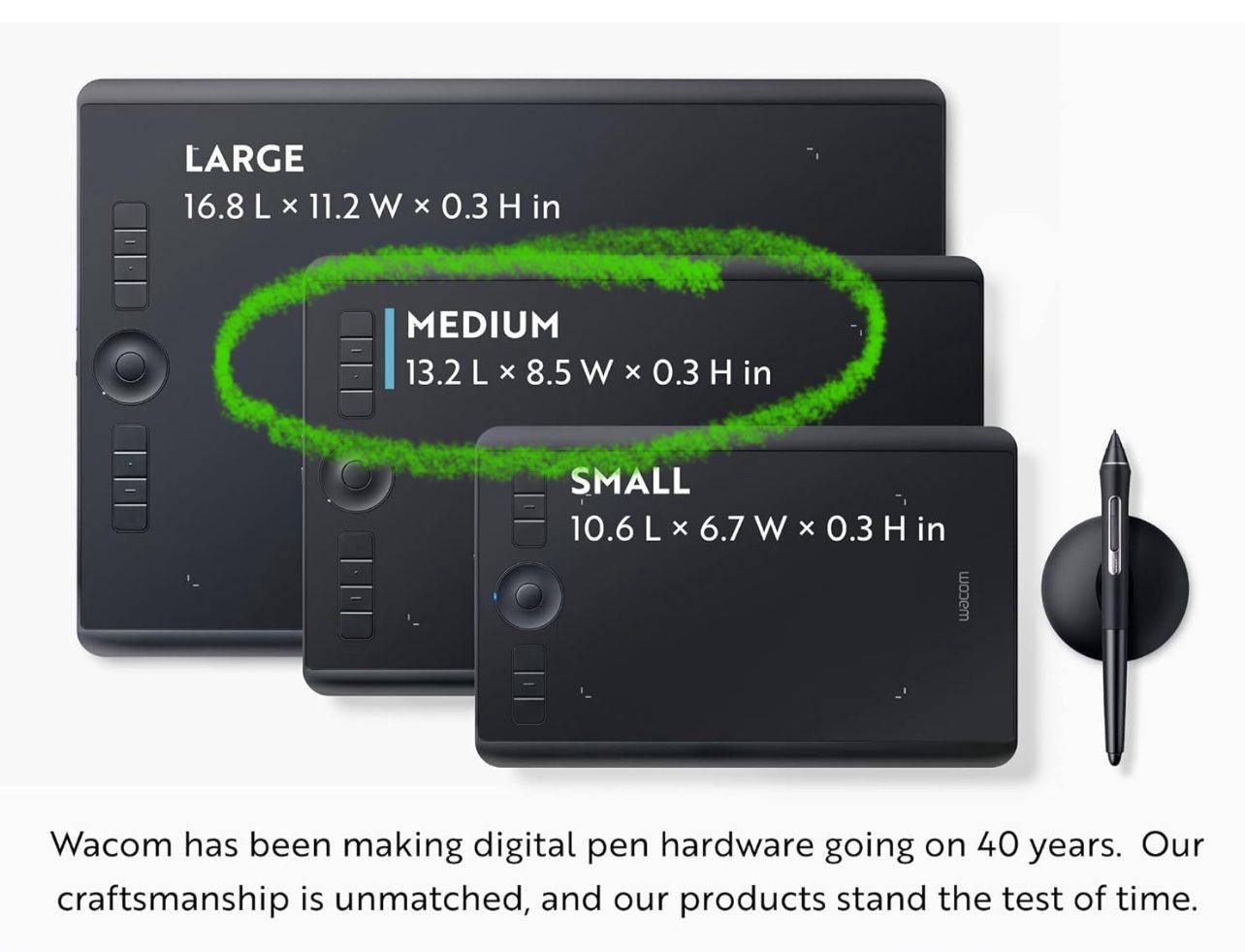 Pro Medium Wacom Intuos Pro Digital Drawing Tablet Intuos Pro